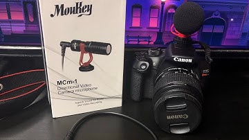 Canon Rebel T6 | Adding a external microphone
