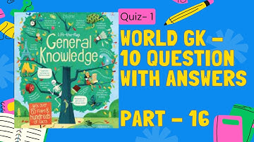 General Knowledge Quiz Part 16 Full video
