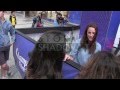 Kaya Scodelario CRIES because a fan is crying for her in Paris