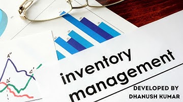 Java/ReactJS FSD - Inventory Management System Done by BE Student