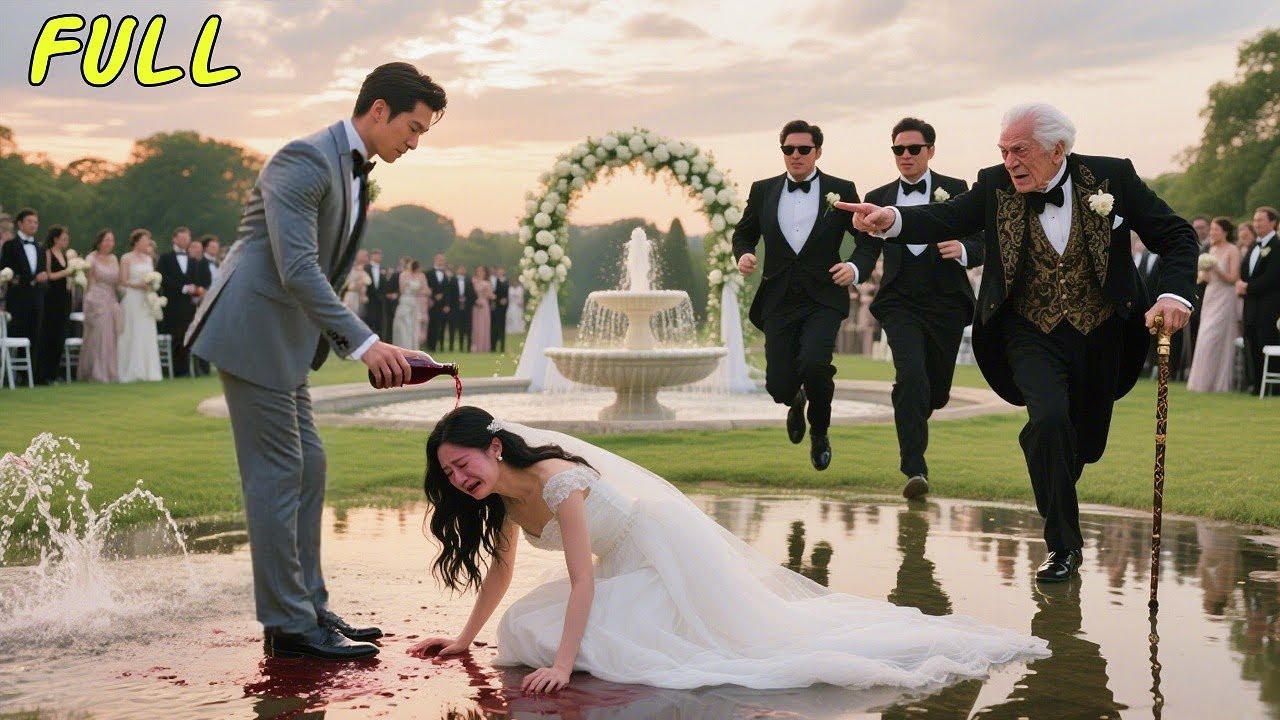 ¡El novio la insulta en la boda!Pero su papá millonario entra y grita:“¡Al que la toque,lo arruino!”