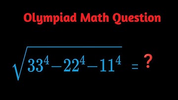 Math Olympiad Radical Problem | Can solve it?