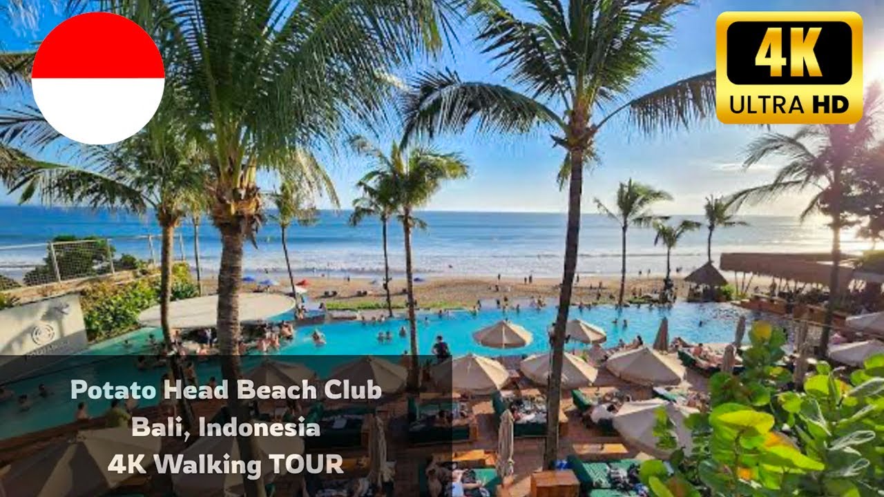 🇮🇩 Potato Head Beach Club Bali | The Iconic Sunset Spot in Bali