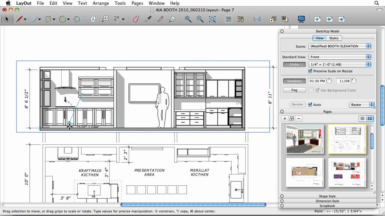 Sketchup 8 Drafting In Layout