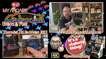 Galaxian, My Arcade Micro Player, Unboxing & Play #itsastakesything