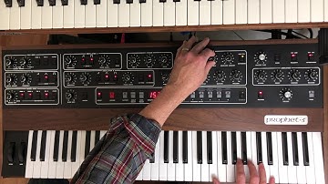 Sequential Prophet-5 rev4 various sounds, filter & vintage knob demos