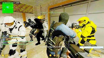 Counter Strike Source - Zombie Escape mod online gameplay on ze_puta Map