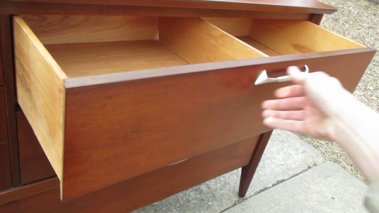 Mid Century Modern 1959 Drexel Modernline Dresser Buffet Youtube