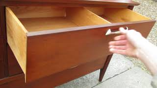mid century modern 1959 drexel modernline dresser buffet