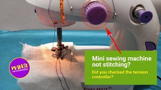 Mini sewing machine not stitching is what the comment or question
i’m answering since i published my last video ‘how to use portable
machine?’, d...