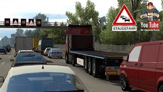 Ets2 V1.32 Traffic Jam Stau Mod Auf Der Promods Map V3.6 Beta