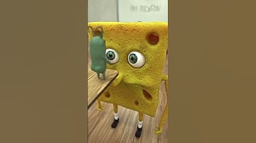 Spongebob rizzes up Karen and Plankton gets mad #spongebob #brainrot #rizz