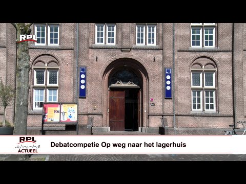 Debat competitie tussen scholieren van middelbare scholen Op weg naar het Lagerhuis