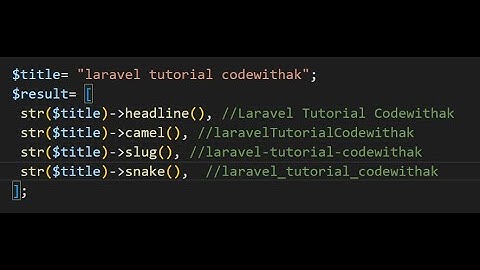 Mastering Case Conversion in Laravel: Convert Strings to Headline, Camel, Slug, and Snake Case