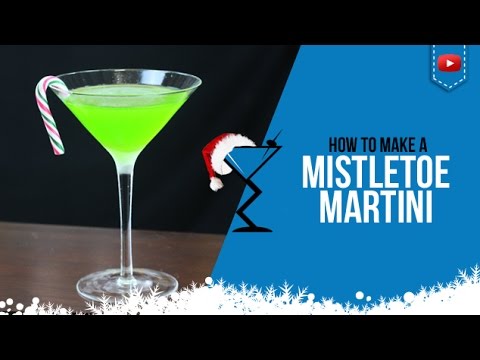 christmas-cocktails---mistletoe-martini---how-to-make-mistletoe-martini-cocktail-recipe-(popular)