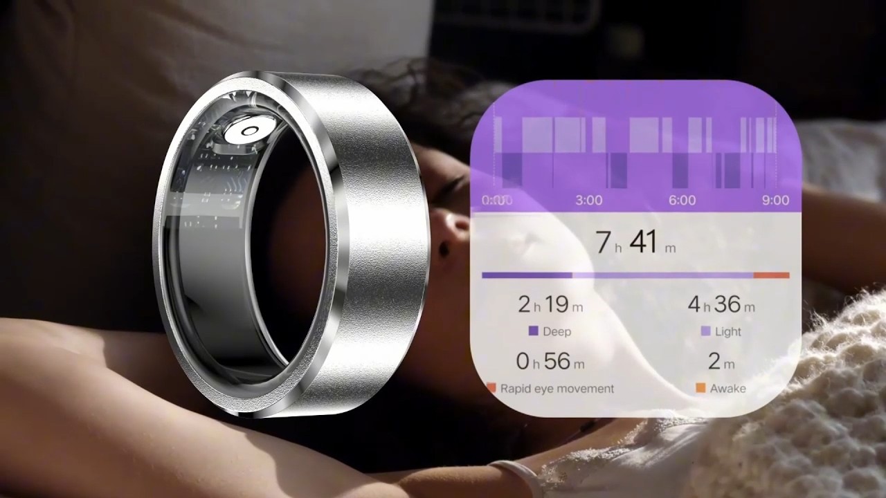 R5 Heart Rate Blood Oxygen Sleep Monitoring Ring l Size 8-12 - YouTube - Sleep Monitoring Ring With Feedback