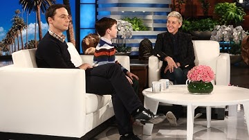 Jim Parsons and Iain Armitage Talk 