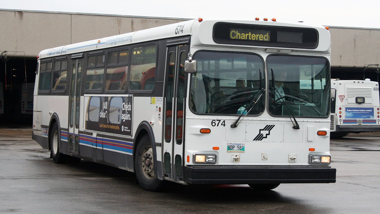 winnipeg transit 1994 new flyer industries nfi model d40 674 new flyer d40hf