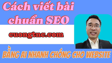 Cách Viết bài chuẩn SEO bằng AI trên Website WordPress NHANH CHÓNG điểm Score SEO cao