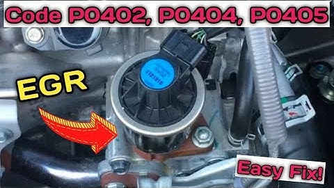 Honda EGR Valve Cleaning DIY | How To Clean an EGR Valve Without Removing It | P0402 | P0404 | P0405