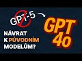 Nevyhovuje vám GPT-5? Tady je způsob, jak do ChatGPT vrátit původní modely. Bohužel ne pro všechny