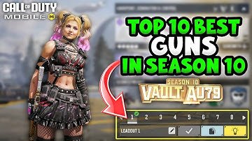 Top 10 Best Guns in COD Mobile Season 10 – Best Loadouts & Meta Weapons #codm 