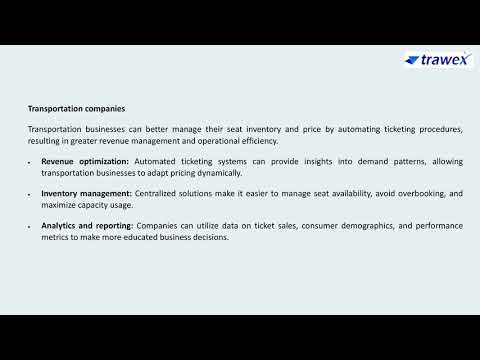 Automated Ticketing System | Trawex