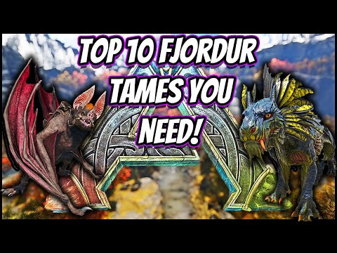TOP 10 CREATURES YOU NEED TO TAME ON FJORDUR ASAP!! || Ark Fjordur!