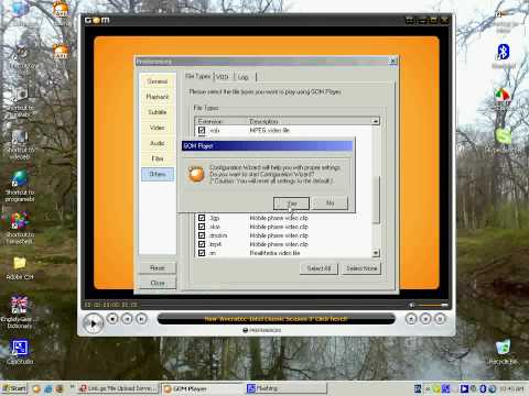 gom player-სხვადასხვა ფორმატების გახსნა