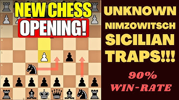 🔥Unknown & Trappy Sicilian for Black: Win Fast with the Nimzowitsch Sicilian!