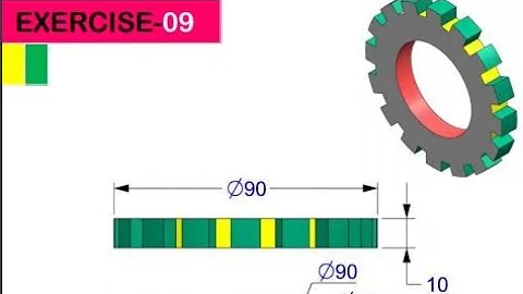 Solidworks Exercise 9 | Free CAD Tutorials for Starter 2021