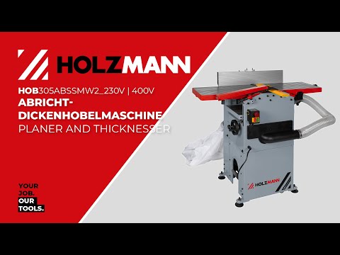 Фугувально-рейсмусовий верстат HOLZMANN HOB 305 ABS, видео 1