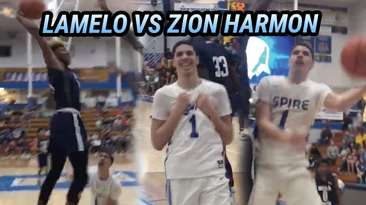 LaMelo Ball Went IN HIS BAG vs Zion Harmon! GOES O...