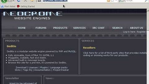 Upgrading Seditio to Cotonti 01 - Downloading 125 Beta