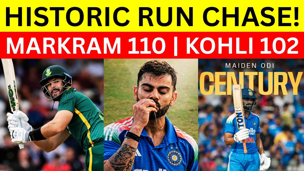 Markram 110 Led Proteas CHASE Down 359 🔥 | Virat Kohli 102, Ruturaj 105 in Vain | IND vs SA 2nd ODI