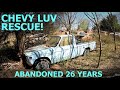 ABANDONED CHEVY LUV rescued from JUNKYARD after 25 years!