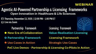 Agentic AI–Powered Partnership & Licensing Frameworks for BioPharma and Hospital Innovation