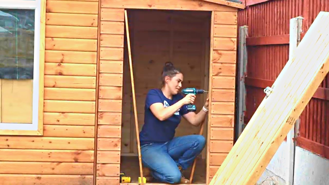 How To Build A Lean To Shed From Scratch (Outdoor Storage On A Budget) |  The Carpenter'S Daughter - Youtube