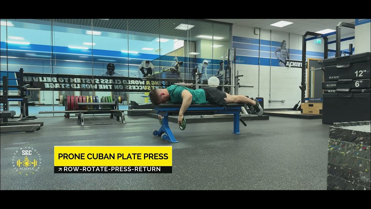 Prone Cuban Plate Press
