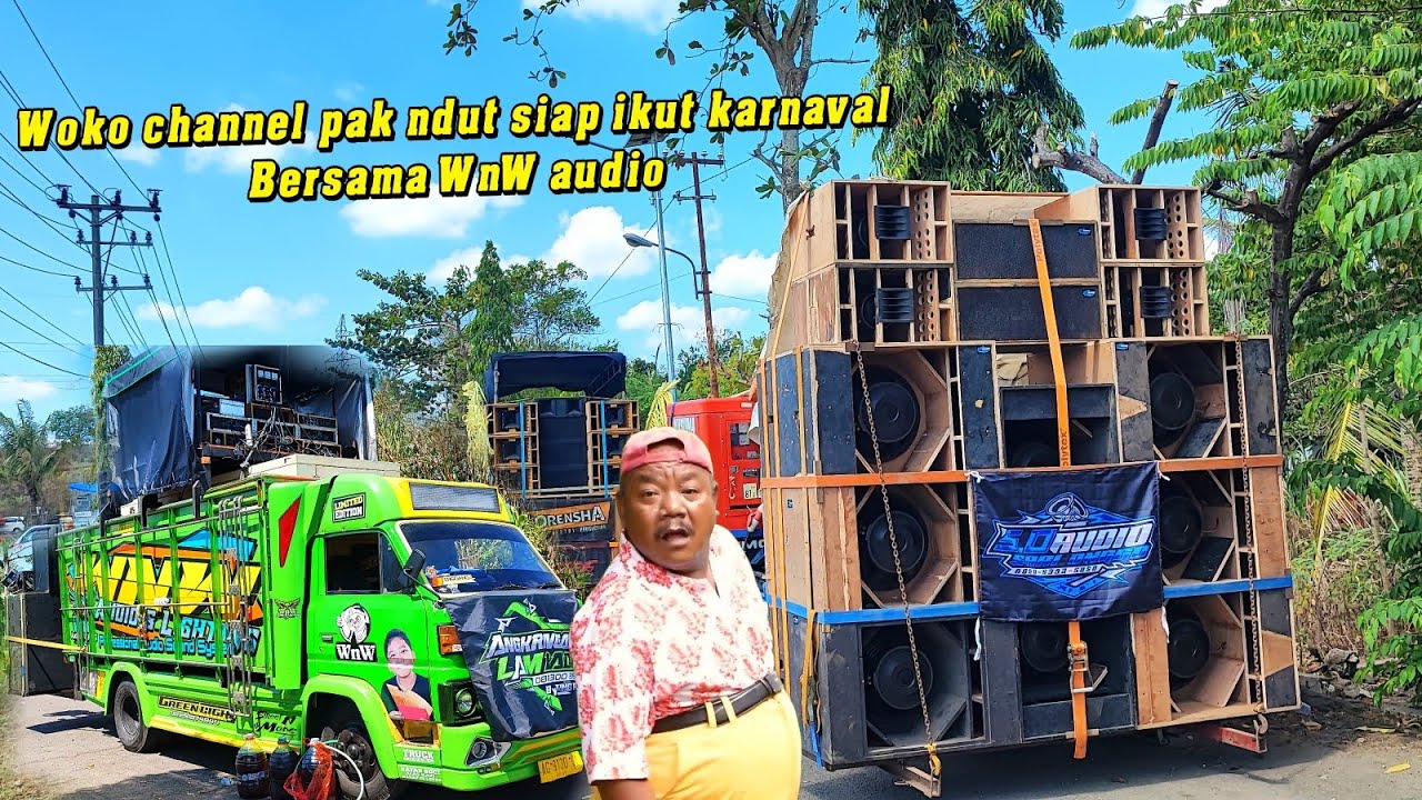 Karnaval full artis, pak ndut woko channel siap ikut karnaval bersama WnW audio karnaval jegu blitar
