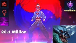 Crescent 20.1 Million Mighty Rage Combat Female Abx Paralysis - Marvel Future Fight