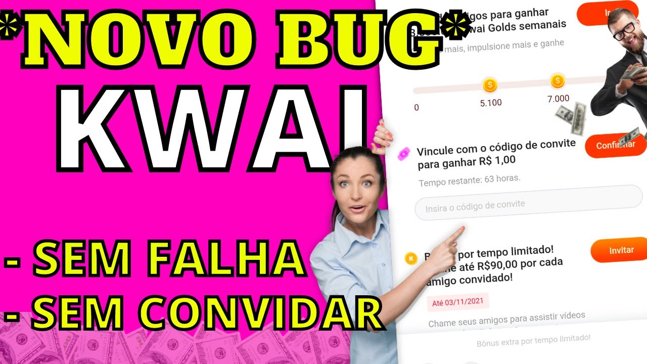 (GANHE SEM INDICAR) BUG KWAI - COMO BURLAR O KWAI SEM FALHA 2021 #kwaibug #burlarkwai #hackearkwai (GANHE SEM INDICAR) BUG KWAI - COMO BURLAR O KWAI SEM FALHA 2021 #kwaibug #burlarkwai #hackearkwai