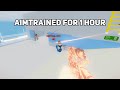 I used an Aim Trainer.. Did it make me aimbot? (Roblox Arsenal)