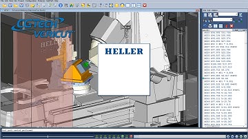 Heller machine tool CNC simulation with VERICUT