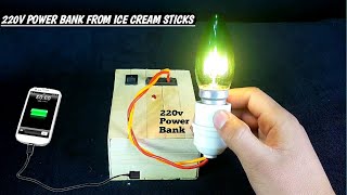 How To Make Ac 220v Power bank For Emergency Uses