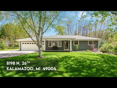 8198 N. 26th St, Kalamazoo, MI home video tour