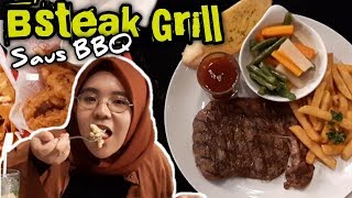 COBAIN RIBEYE STEAK PAKE SAUS BBQ | B'STEAK GRILL \u0026 PANCAKE