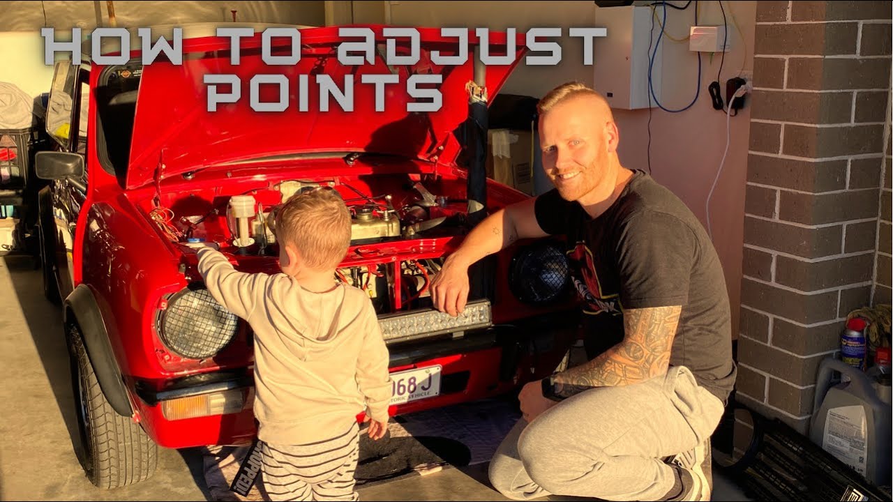How to adjust ignition points on a Classic Mini YouTube