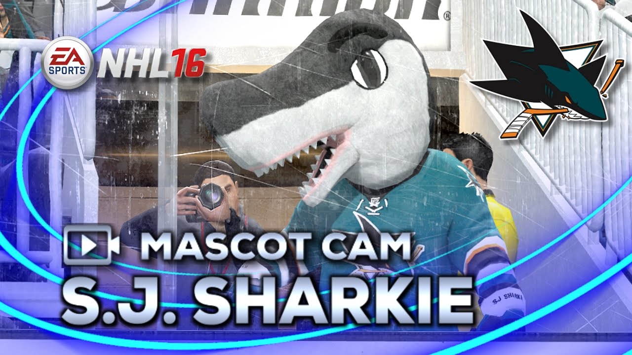 NHL 16 Mascot Cam | SJ Sharkie (San Jose Sharks)