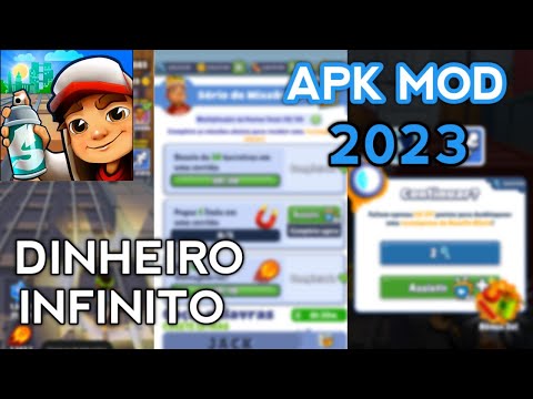 SUBWAY SURFERS APK MOD DINHEIRO INFINITO VERSÃO ATUALIZADO 2023